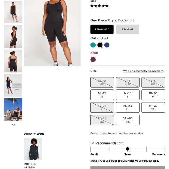 EUC Universal Standard Next to Naked Bodyshort Size L 22/24, Olive Swirl - Picture 7 of 9